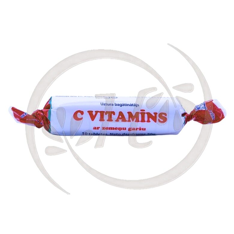 Vitamīns C ar zemeņu garšu N10, 30 g